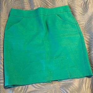J Crew Elegant Green Women's Skirt